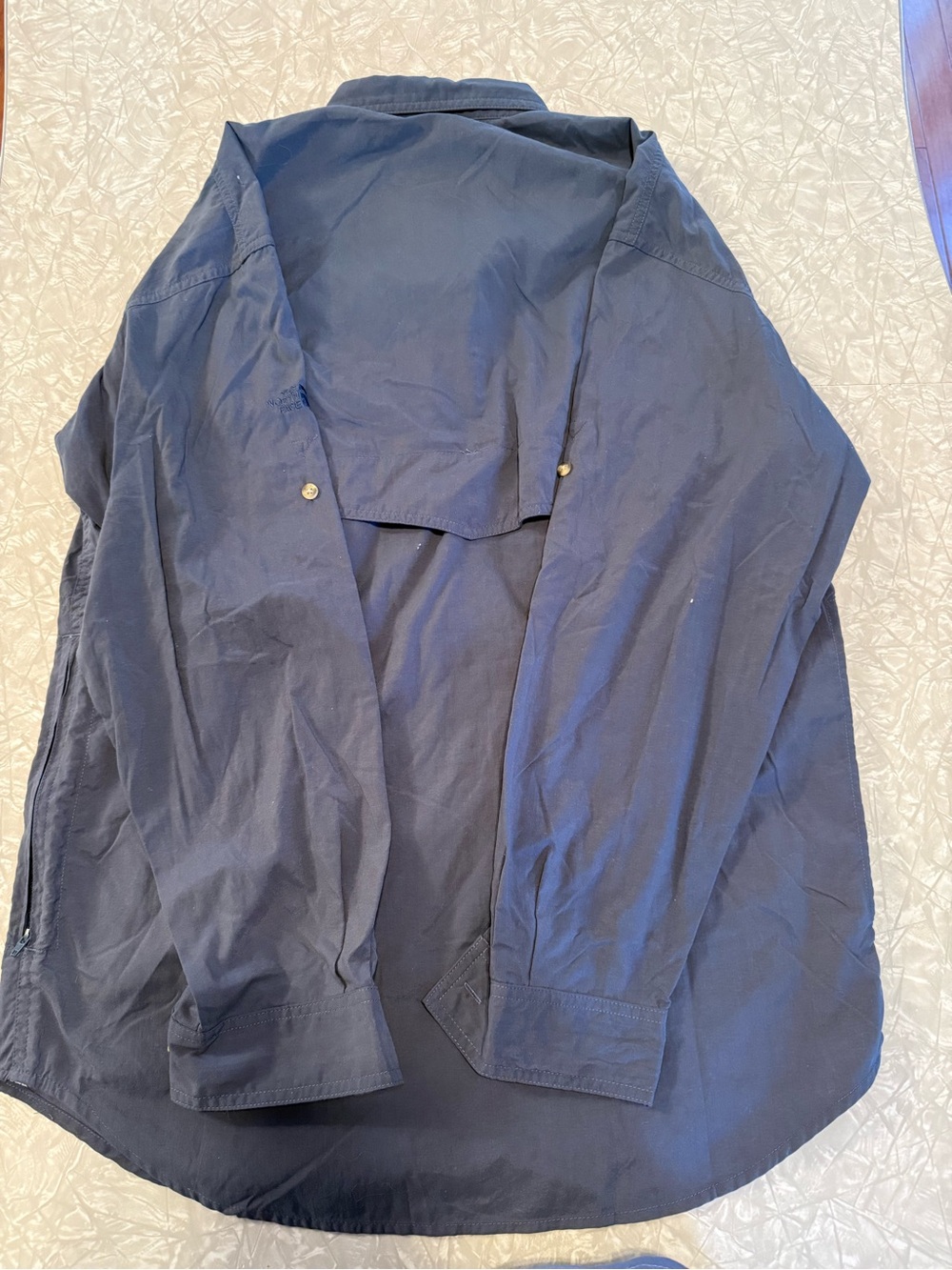 The North Face Men's Navy Lightweight Shirt Jacket - Picture 4 of 4